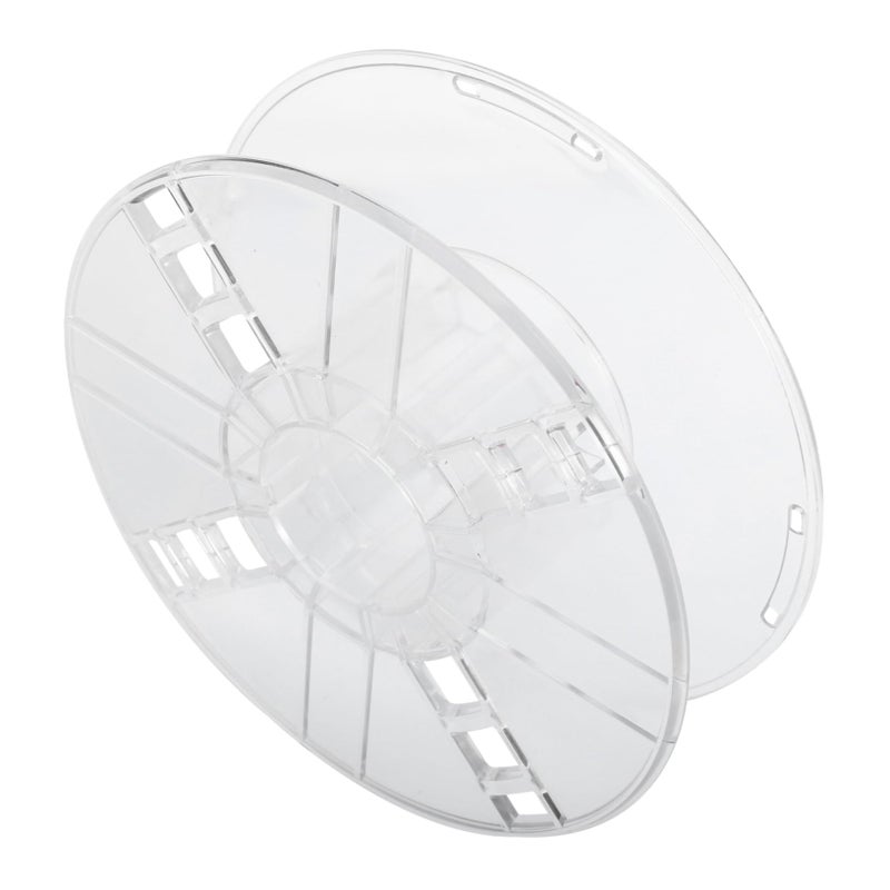 Transparent Hollow Plastic Spool For 3D Printer Filament Storage Wire Bobbin - Image 2