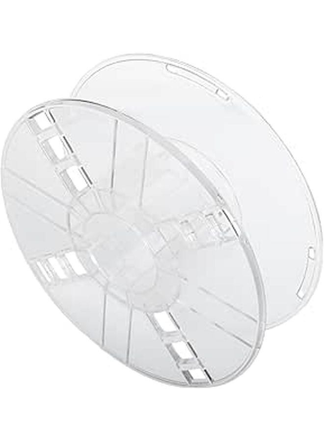 Transparent Hollow Plastic Spool For 3D Printer Filament Storage Wire Bobbin - Image 1
