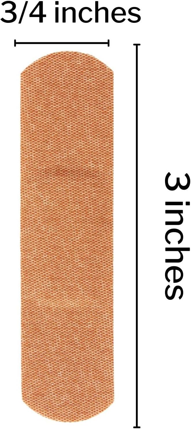 McKesson Adhesive Bandages Sterile Fabric Strip 34 in x 3 in 100 Count 24 Packs 2400 Total - Image 4