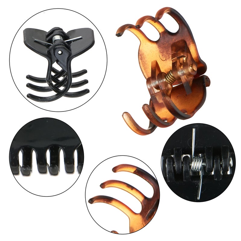 Expressions 36pc Small Claw Clips, Value Pack Of Durable Hair Clips - 1" Inch Small Hair Clips for All Hair Types, Professional Quality Hair Accessories, Styling Sectioning for Women - Image 3