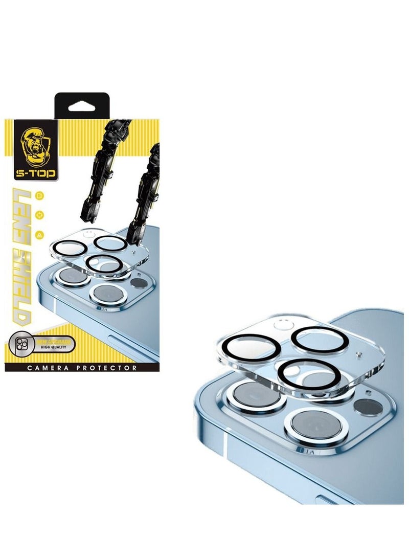 اس-توب حامي عدسة الكاميرا الخلفية من الزجاج المقوى عالي الدقة لهاتف آيفون  IPHONE 15 PLUS - Image 1