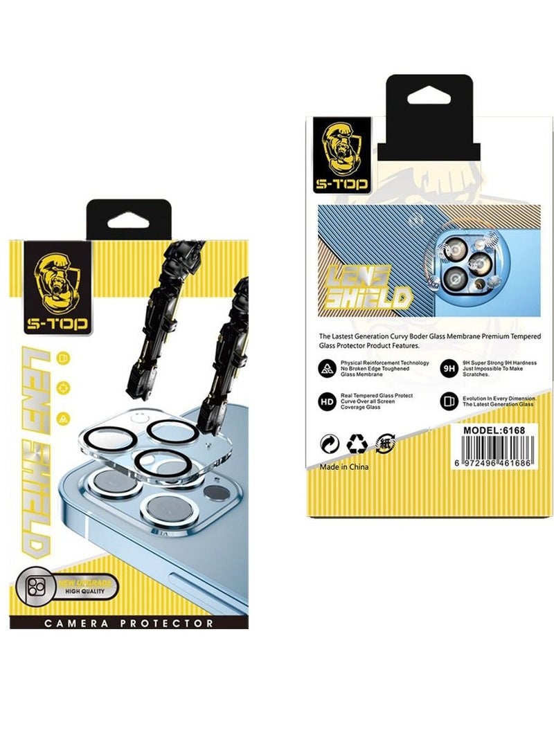 اس-توب حامي عدسة الكاميرا الخلفية من الزجاج المقوى عالي الدقة لهاتف آيفون  IPHONE 15 PLUS - Image 4