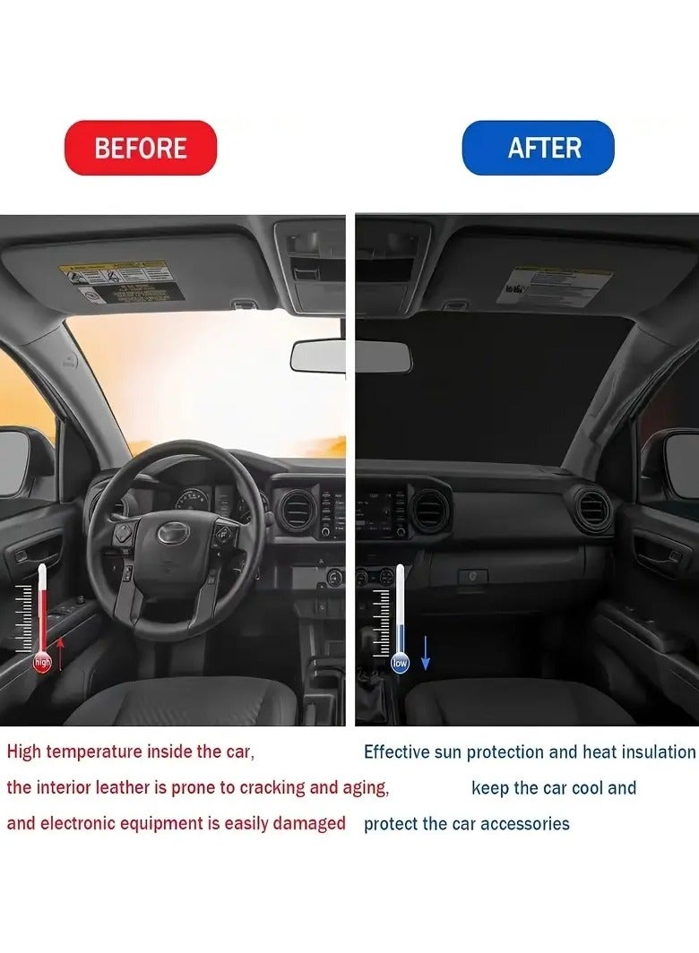 Cartoon Foldable Car Windshield Sunshade – Premium UV Protection & Heat Blocker – Fits Most Sedans & Small SUVs – Easy Install, Durable Summer Car Accessory - Image 5