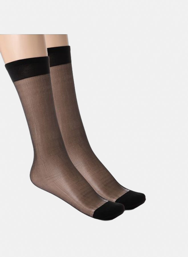 Silvy - Set Of (7) Knee High Voile Socks - Image 2