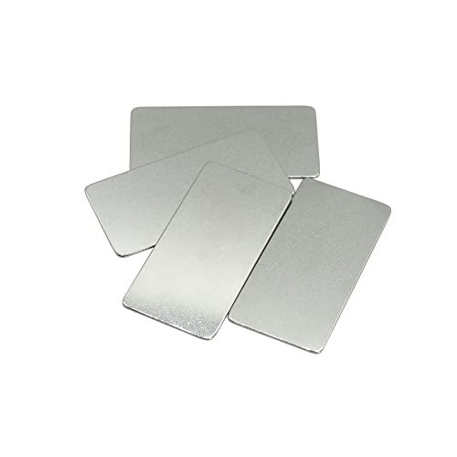 StayMax Stainless Steel Engraving Blank Tags Rectangle Stamping Blanks Blank Metal Plate 25 Pack 1x2Inch - Image 1