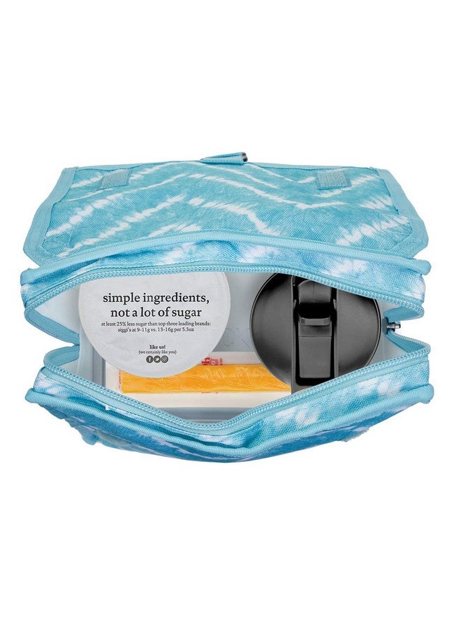 PACKIT Freezable Lunch Bag, Aqua Tie Dye - Image 5