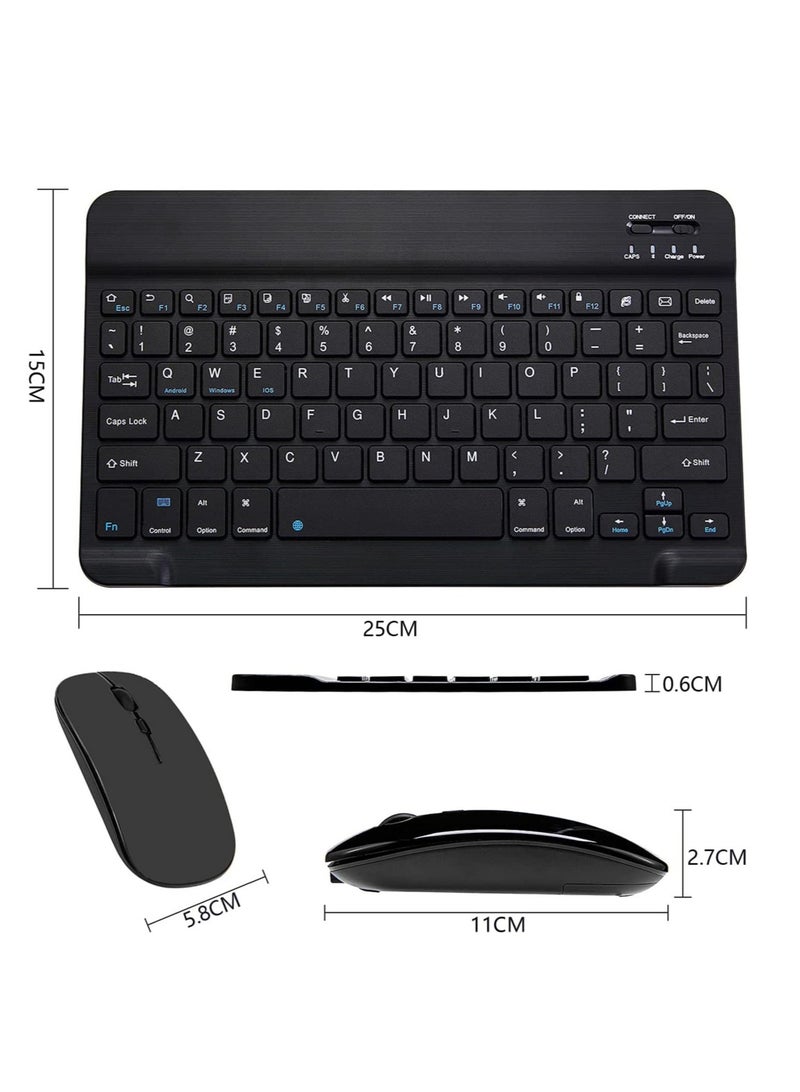 ELTRAZONE Wireless Keyboard Mouse Set for Apple iPad iPhone iOS 13 - Image 3