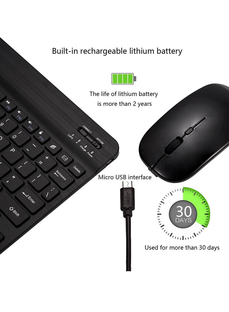 ELTRAZONE Wireless Keyboard Mouse Set for Apple iPad iPhone iOS 13 - Image 4