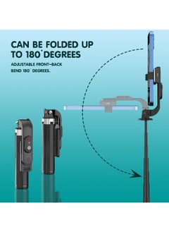 Generic Wireless Selfie Stick for Smart Phone , Extendable Tripod Selfie Stick With Remote Control Black  - Image 5