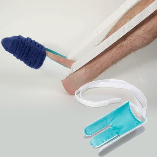 HOMECRAFT Terry Cloth Sock Aid Easy Sock Stocking Puller for Elderly Disabled Post Surgery Use Flexible One Handed Dressing Aid for Limited Mobility Support - Image 4