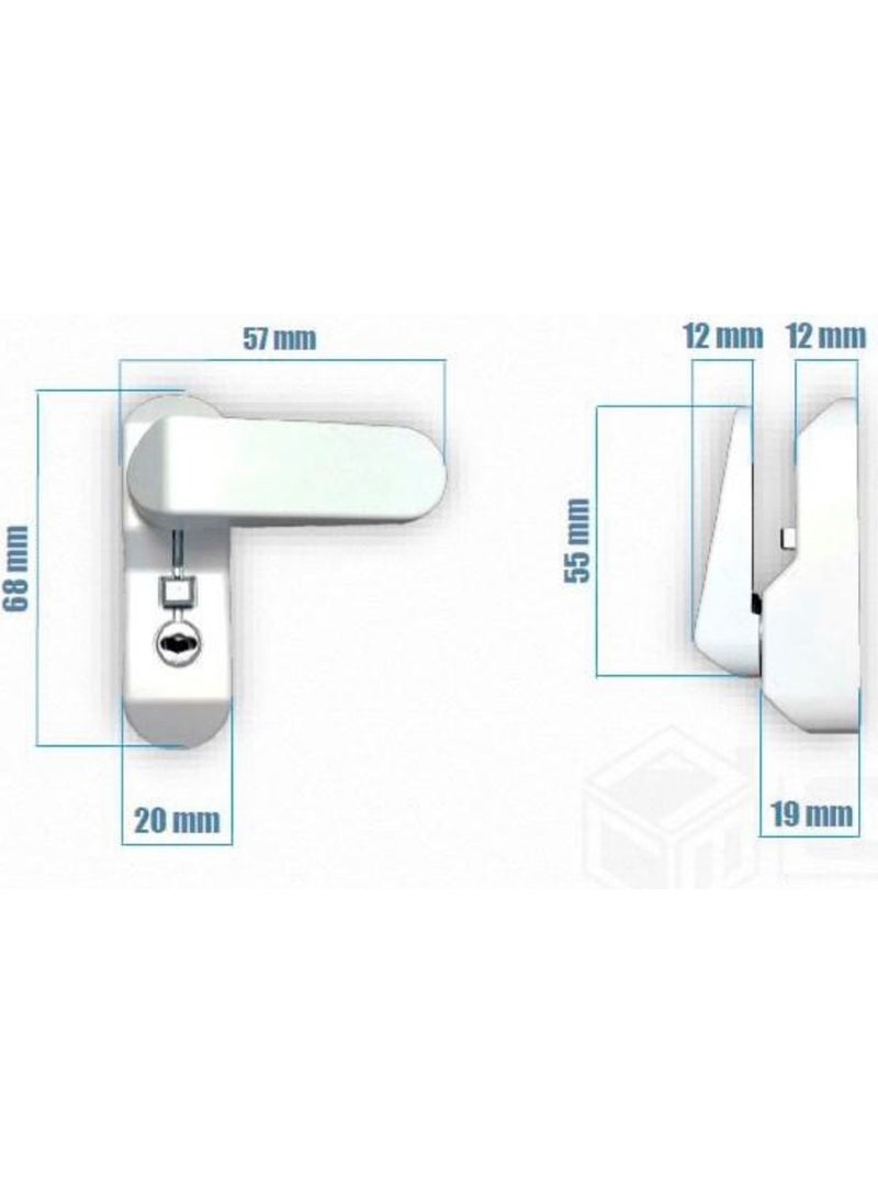 Safety Latch 5 Pieces with Key