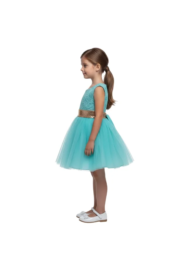 D'Daniela Lace Bodice Tulle Dress