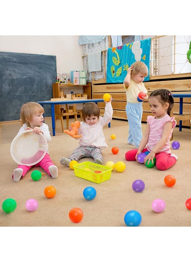 MeetuBaby 50-Piece Soft Ocean Pit Toy Balls Play Set Multicolored For Age Group 1+ Years 31.4x29x18cm  - Image 3