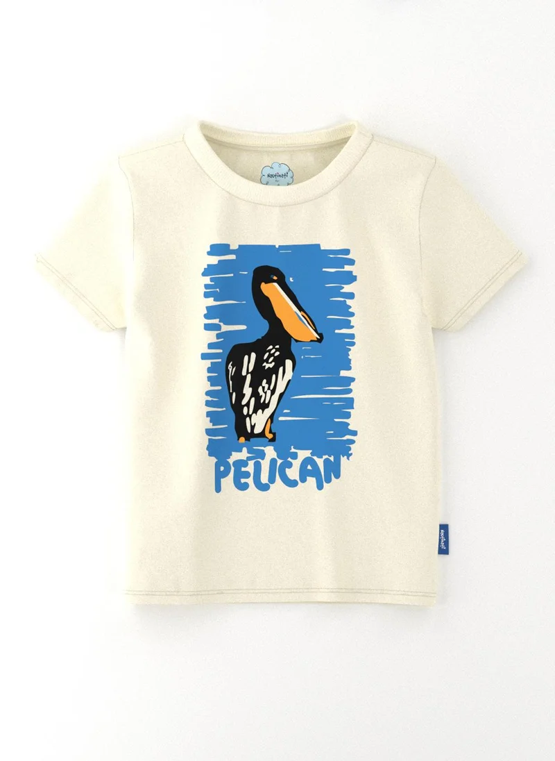 نوتيناتي Nautinati Boys' Pack of 2 Cotton Beach Graphic Printed T-shirts