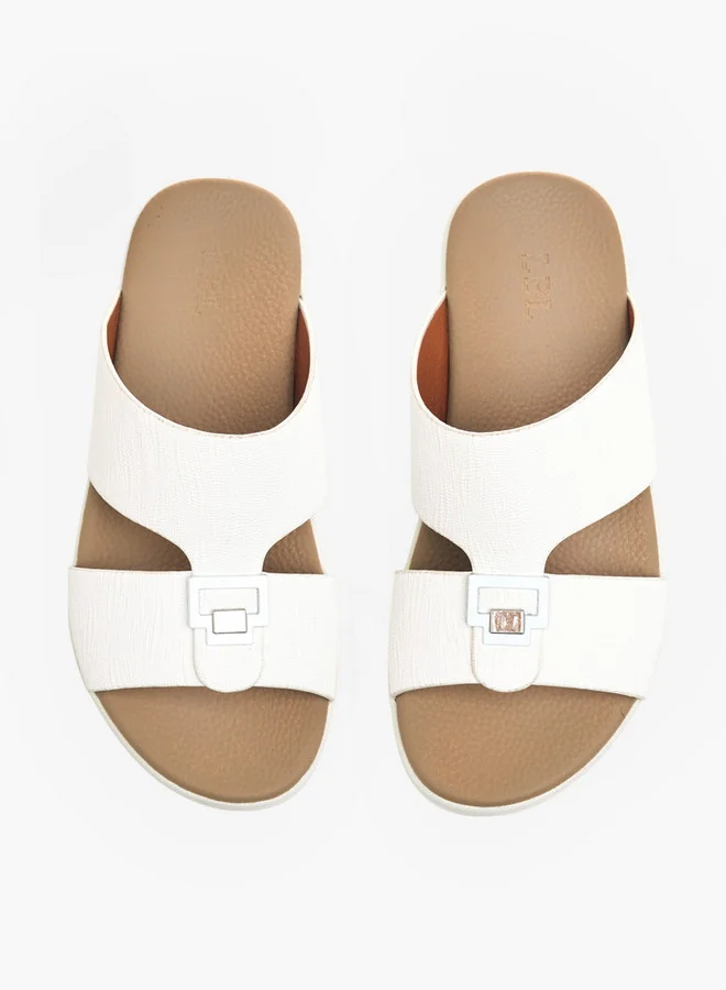 LBL by Shoexpress Metal Accent Slip-On Arabic Sandals