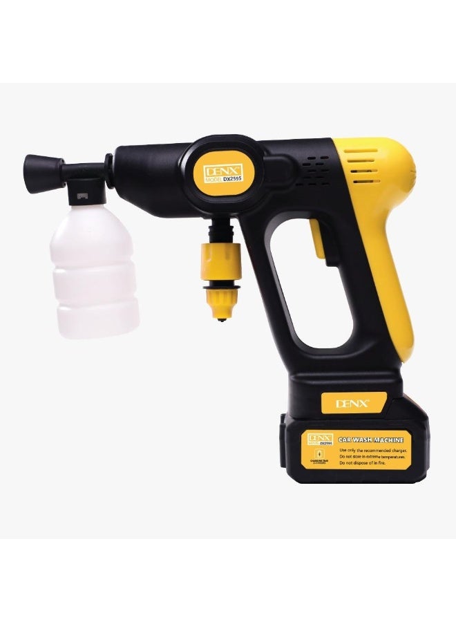 دينكس ماكينة غسيل السيارات غسالة الضغط العالي 21 فولت - غسالة السيارة - مسدس غسيل كهربائي لاسلكي محمول بالضغط العالي، يستخدم لتنظيف الأرضيات في غسيل السيارات وسقي الحديقة | 180W - Image 4