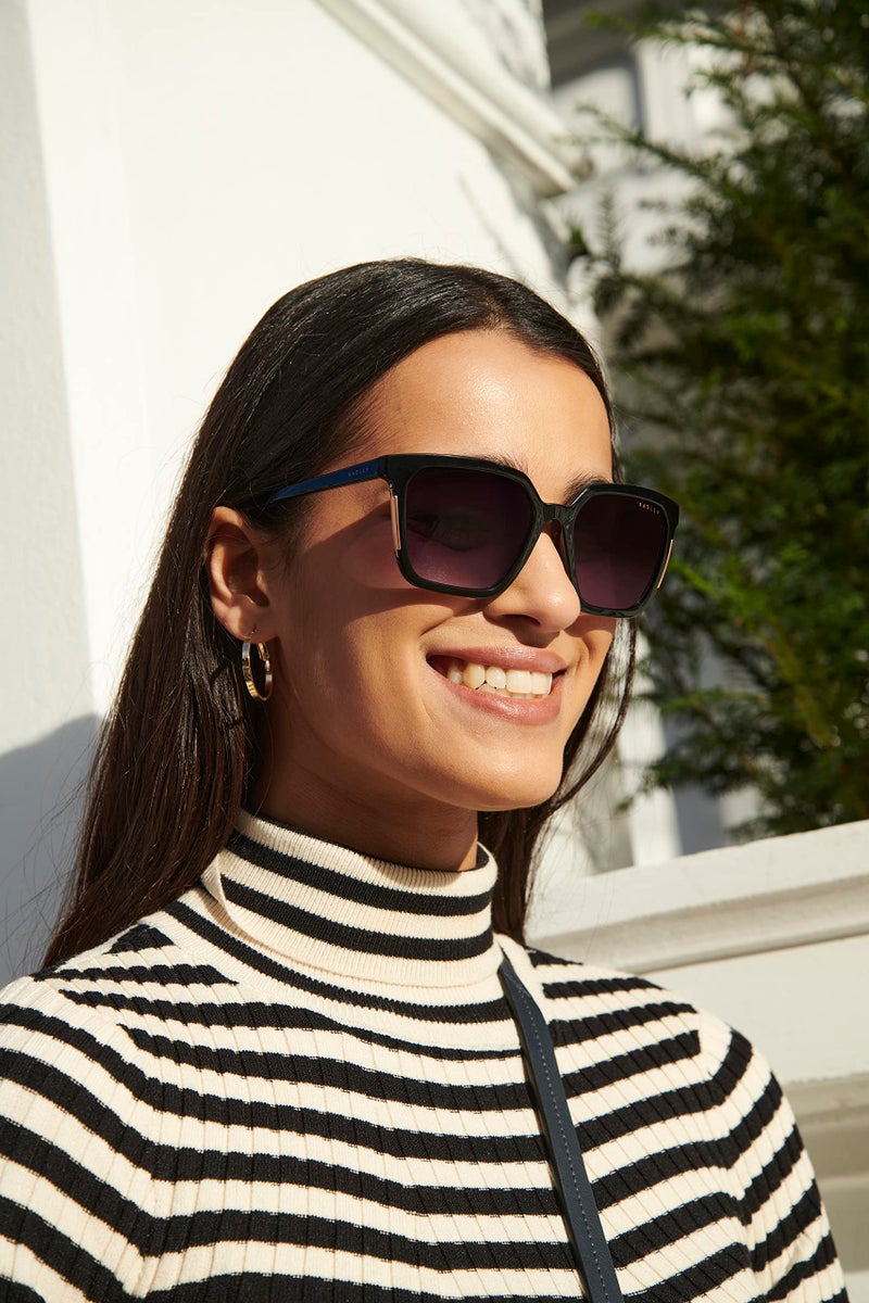 RADLEY London 6506 Trendy Square Sunglasses for Women, 54 mm, UV400 Protection, Black - Image 5