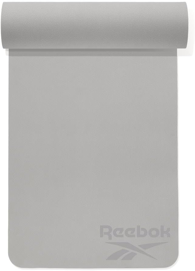 Reebok 4 mm Yoga Mat – Pure Gray – Lightweight Non-Slip Mat for Yoga and Stretching Exercises - Image 2