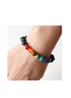Oasisgalore Adjustable Crystal Chakra Bracelet, Healing Stone Beaded Bracelet for Relaxation, Unisex Gift  - Image 4