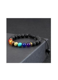 Oasisgalore Adjustable Crystal Chakra Bracelet, Healing Stone Beaded Bracelet for Relaxation, Unisex Gift  - Image 5