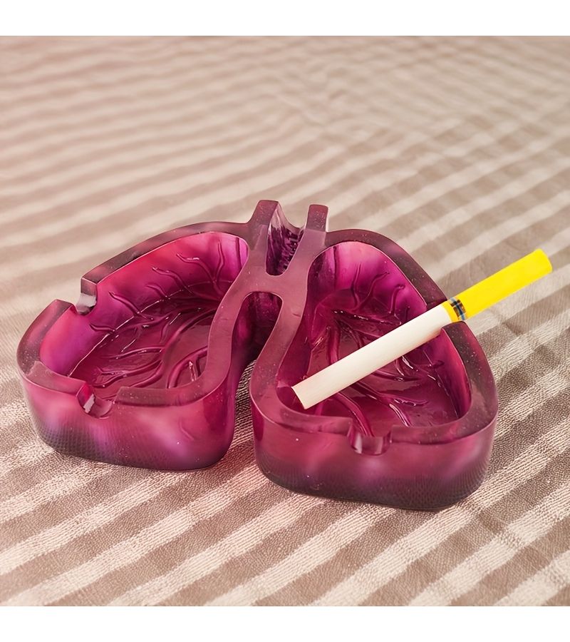 Unique Human Lung Ashtray For Home Office Car Beach Decor - Image 4