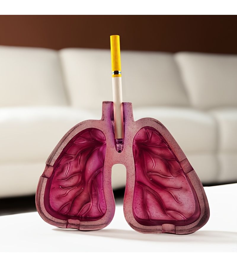 Unique Human Lung Ashtray For Home Office Car Beach Decor - Image 3