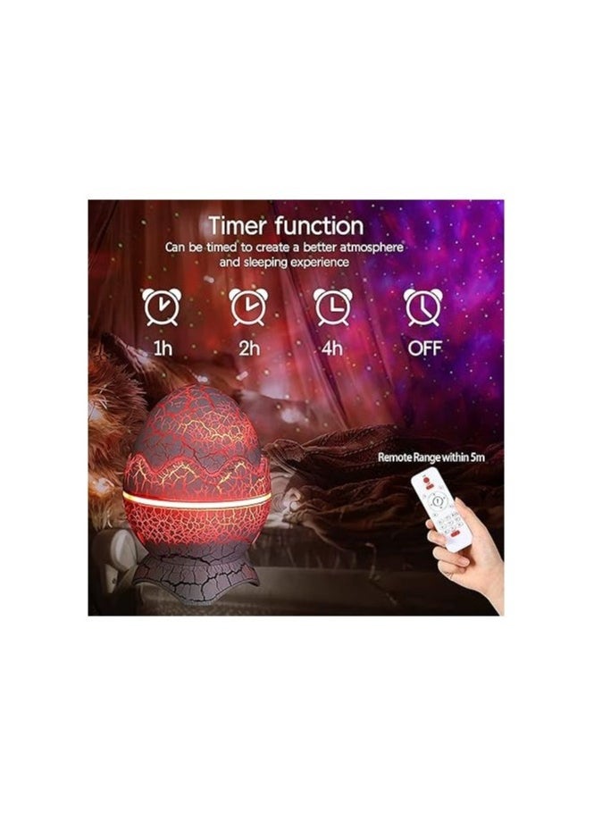 ELTRAZONE Egg Galaxy Star Projector with Wireless Music Player – Starry Night Light with Nebula Effects, White Noise, Timer, Remote Control – Perfect Bedroom Decoration & Gift for Kids and Adults  - Image 3