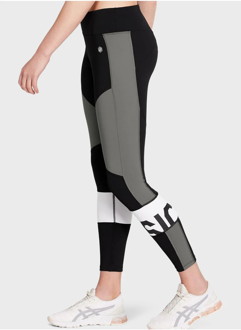 asics Colour Block Cropped Tights