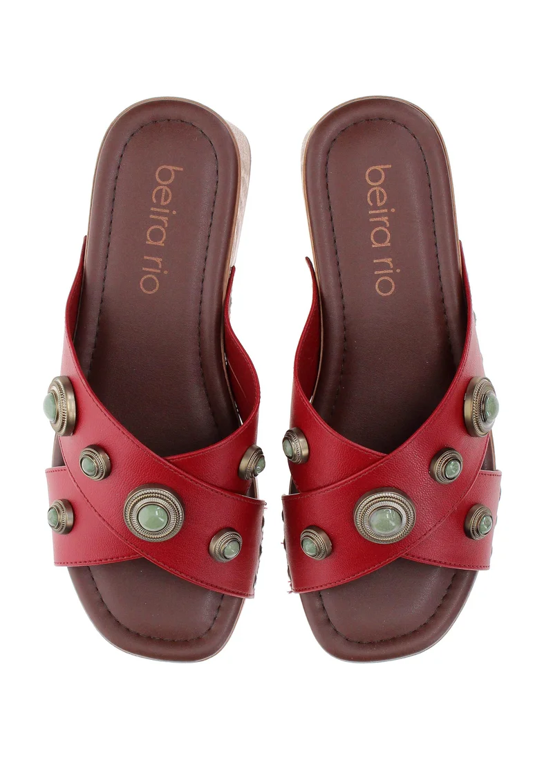 Beira Rio Cherry Beira Rio Women’s Flat Summer Footwear – Lightweight Slip-On Comfort with Stylish Casual Design for Women | Best Price UAE