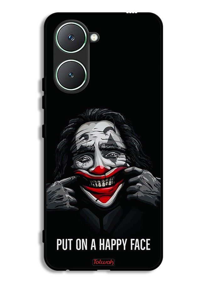 Tolwak Vivo Y03 4G Protective Case Cover Put On Happy Face - Image 1