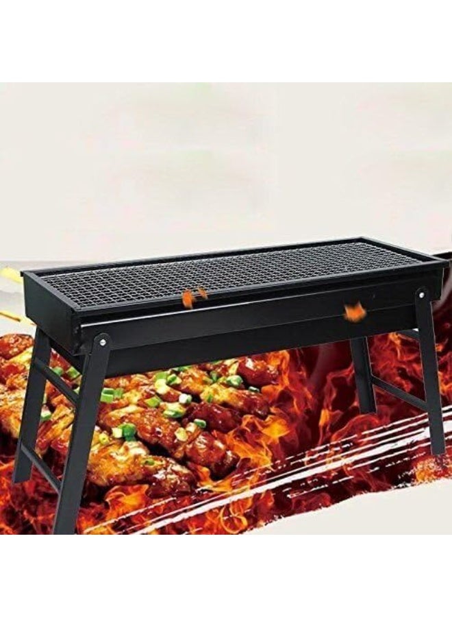 Spaceshoop Charcoal Grill,Portable Barbecue Grill Folding BBQ Grill,Small Barbecue Grill,Outdoor Grill Tools for Camping Hiking Picnics Traveling size 60 * 23 * 33.5  - Image 5
