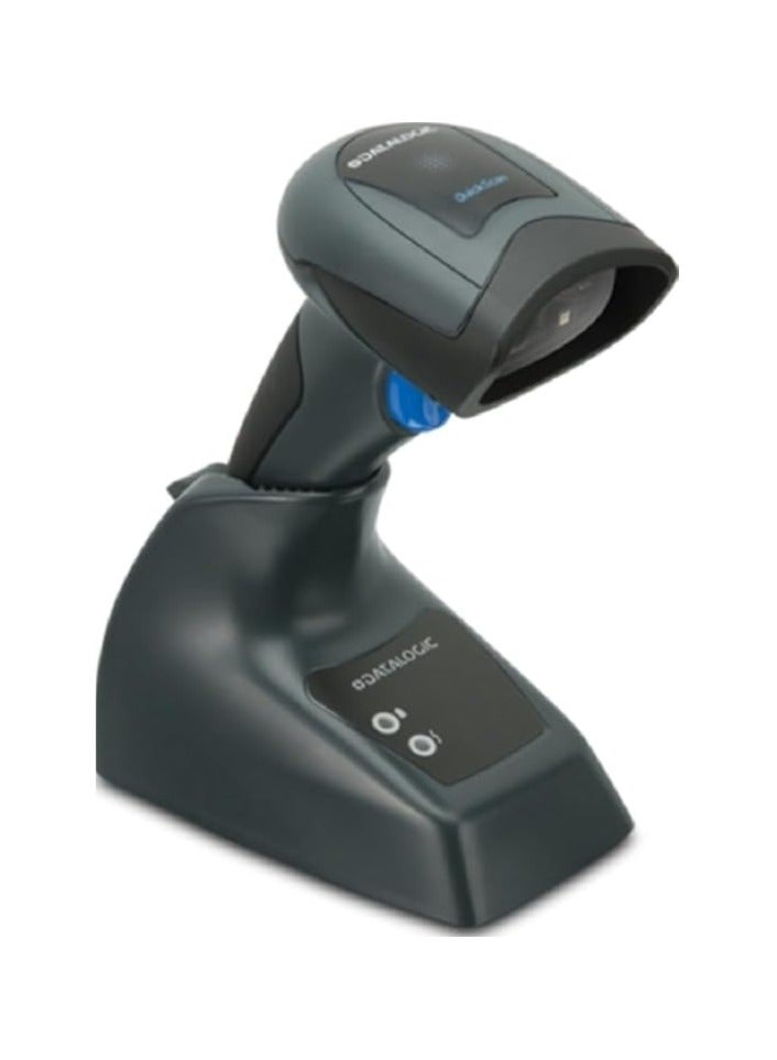 DATALOGIC QuickScan I QBT2131 Barcode Scanner, Linear Imager, USB Kit, Bluetooth, 1D Scanning Capability, Multi-IF, 400 Scan/s Rate, Base Station, Black | QBT2131-BK-BTK1 - Image 2