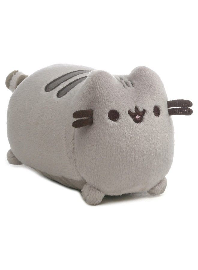 GUND بوشين منظف شاشة الهاتف والكمبيوتر دمية محشوة قطة رمادية 4 بوصة - Image 1