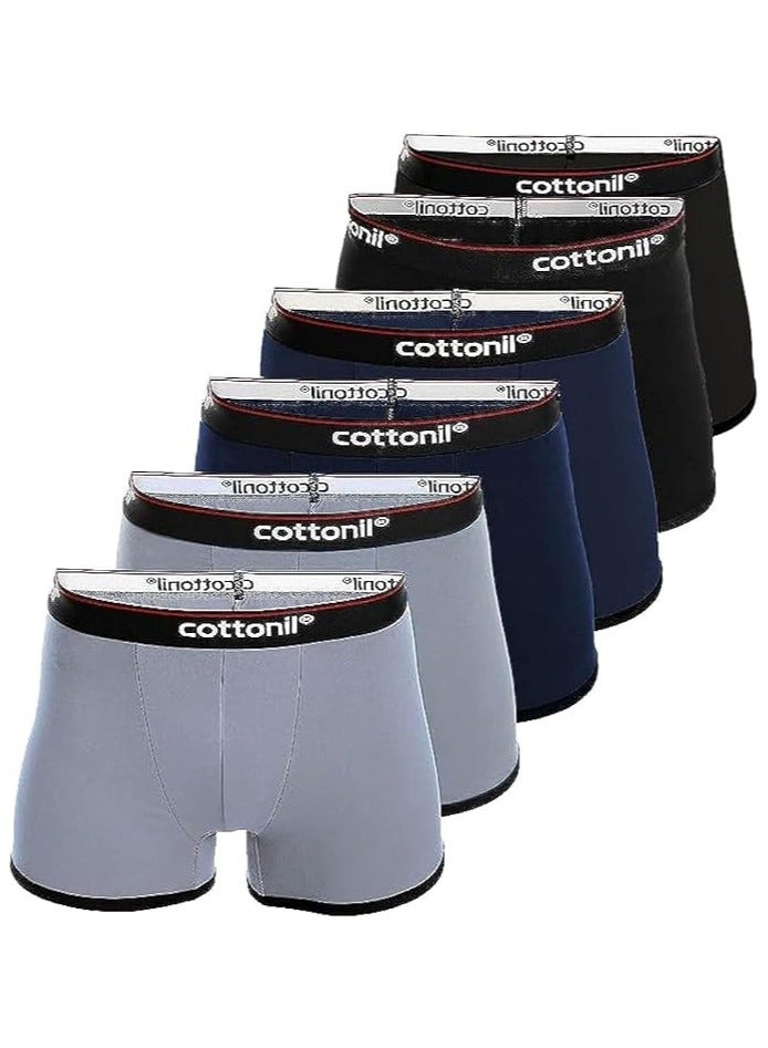 COTTONIL Cottonil Set of 6 Everyday Boxer Multicolor 