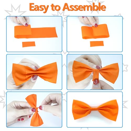 WEEPA 12 Pcs Orange Blue Party Favor Box DIY English Teacher Boxes Paper Orange Gift Boxes with Eyeglasses for Birthday Decorations - Image 5