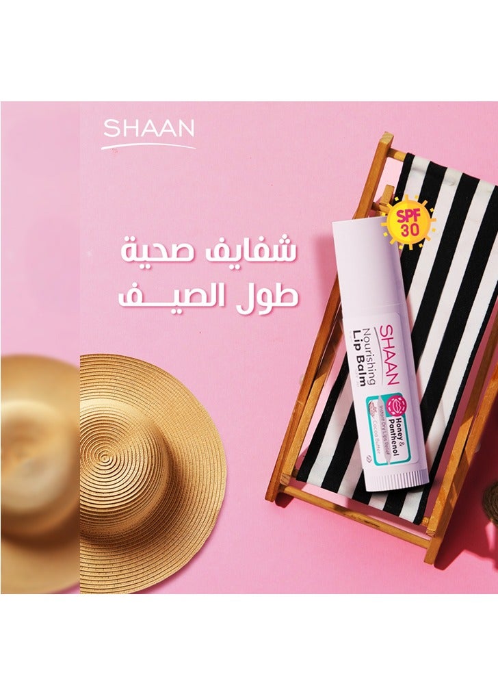 شان مرطب شفاه شيري 5 جرام بعامل حماية من الشمس 30+ من شان - Image 3