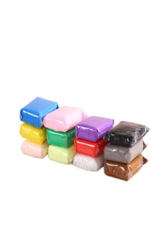 Generic Kids' Ultra-Light Clay Set - 12 Colors DIY Clay Toys, Safe Space Clay/Play-Doh for Endless Creativity & Imagination  - Image 1