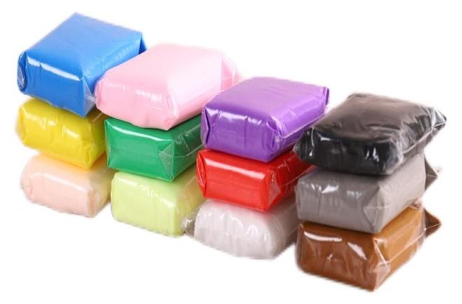 مجموعة طين خفيفة للغاية للأطفال - 12 لونًا من ألعاب الطين التي يمكنك صنعها بنفسك، طين مساحة آمنة/بلاي دوه من أجل إبداع وخيال لا نهاية له - Image 1