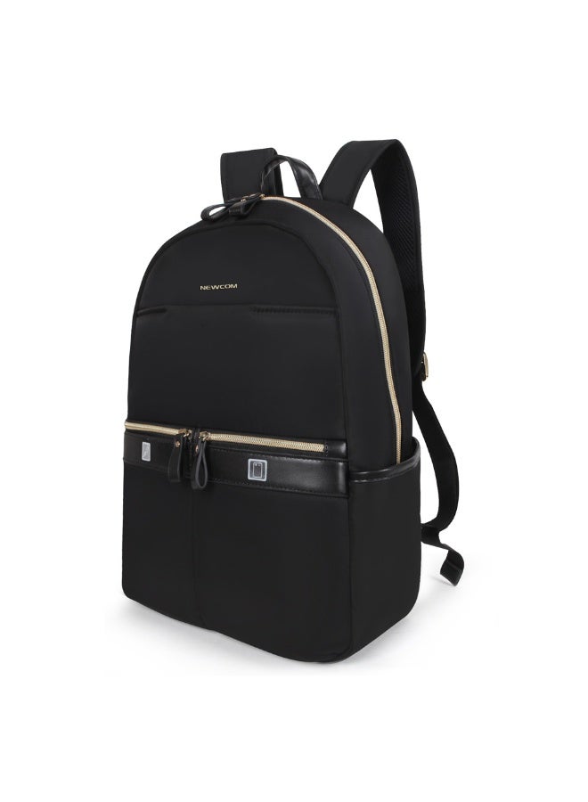 NEWCOM Travel Laptop Backpack Waterproof Business Backpack with Luggage Strap, Multi-Pocket School Bag for Men & Women, Fits Laptop, Blue / Red / Black - Image 3