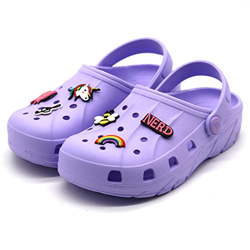Red Tape Unisex-Child Lavender Clogs - 5 UK - Image 1