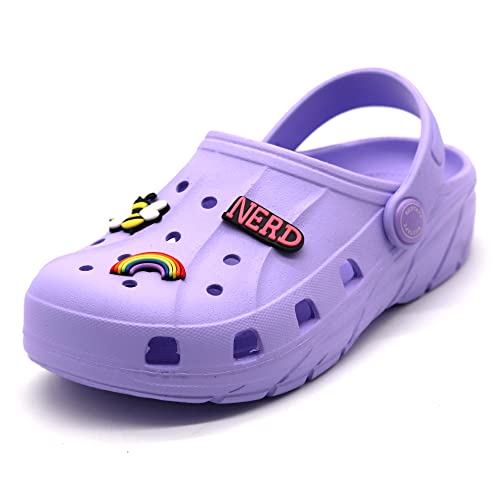 Red Tape Unisex-Child Lavender Clogs - 5 UK - Image 3