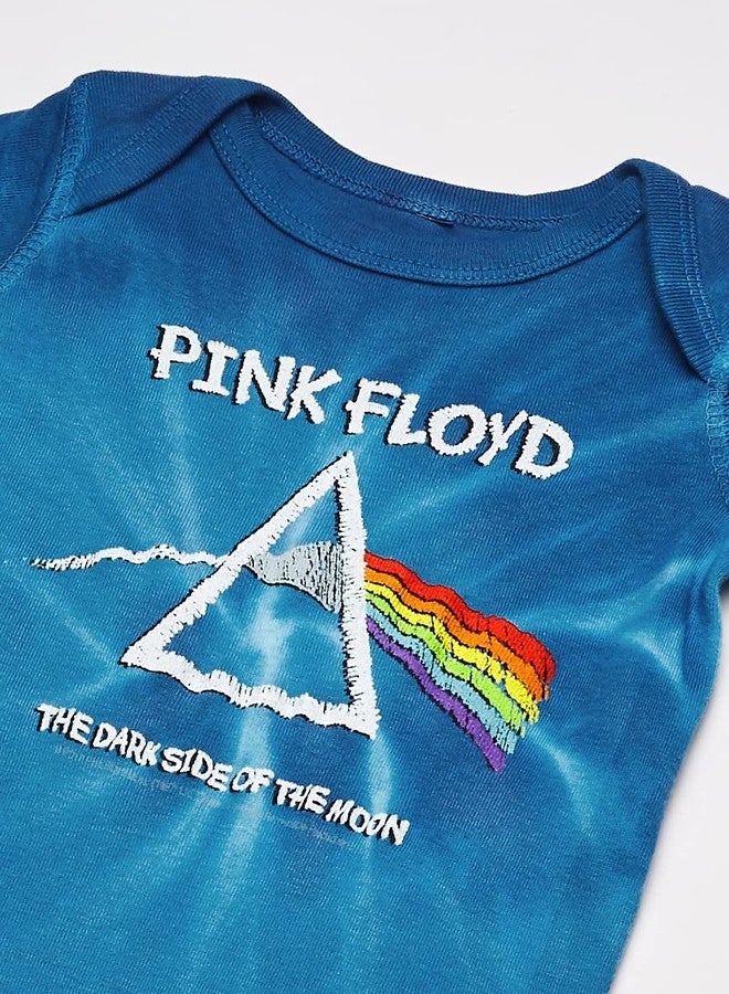 Liquid Blue unisex baby Pink Floyd Dark Side Chalk Onesie T Shirt, Tie/Dye, 6-12 Months US - Image 2