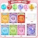 spring flower SpringFlower Valentines Day Cards For Kids 24 Pack Valentines Party Favors For Kids With Stretchy Balls Toys Classroom Valentines Exchange Gifts School Classroom Valentines Prizes - Image 4