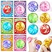spring flower SpringFlower Valentines Day Cards For Kids 24 Pack Valentines Party Favors For Kids With Stretchy Balls Toys Classroom Valentines Exchange Gifts School Classroom Valentines Prizes - Image 2