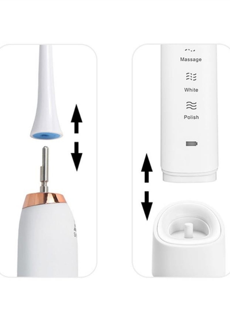 Electric Toothbrush Sonic Portable Electric Toothbrush Soft Bristles Wireless Charging Teeth Cleaning - Image 4