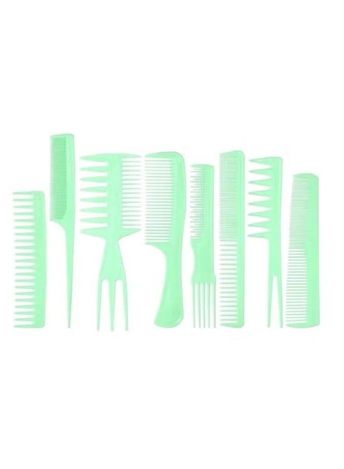 Professional 8-piece comb set for perfect hairstyles - lightweight and easy to carry, suitable for travel - Image 4