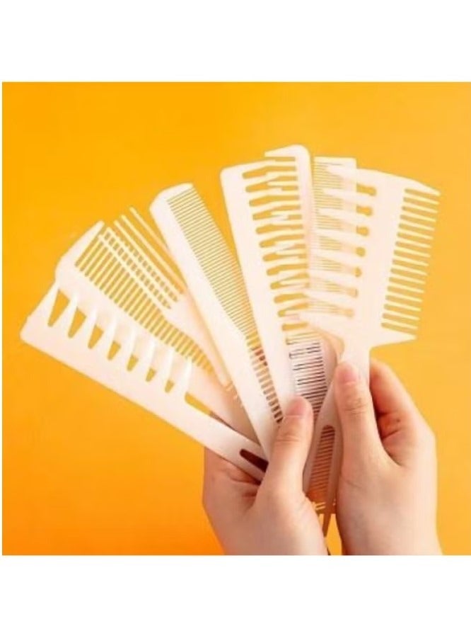 Professional 8-piece comb set for perfect hairstyles - lightweight and easy to carry, suitable for travel - Image 3