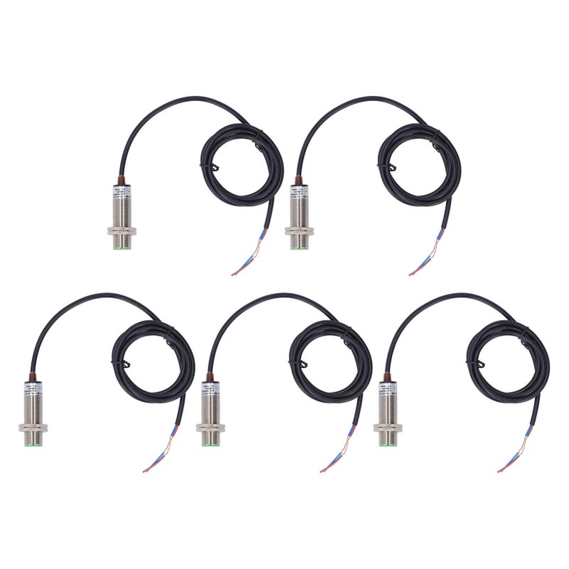 5Pcs Inductive Proximity Switch 150Hz 2 Wire Normally Open IP65 Proximity Sensor AC DC0‑250V - Image 1
