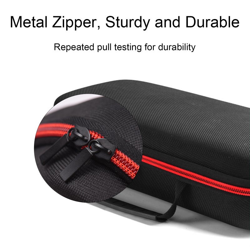 Microphone Case Portable Lightweight Large Capacity Storage - Water-Resistant Oxford Fabric Design - Foam Padding Protection for Microphones - Image 3