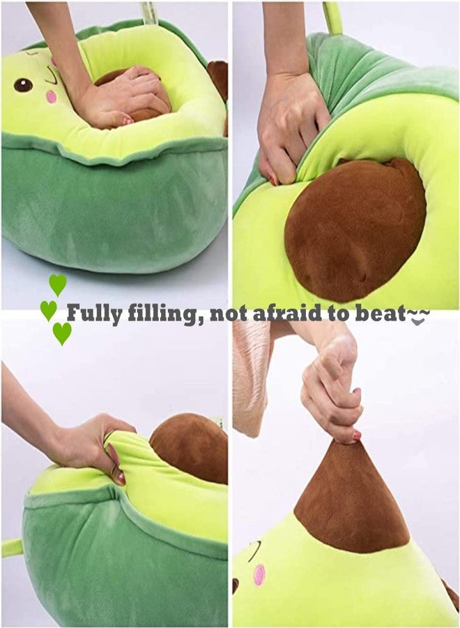 NatureMan 16.5 inch Avocado Plush Toy Pillow Gift, Lovely Fruit Plush Toy Doll, Suitable for Children, Girls, Boys and Holiday Gifts - Image 5